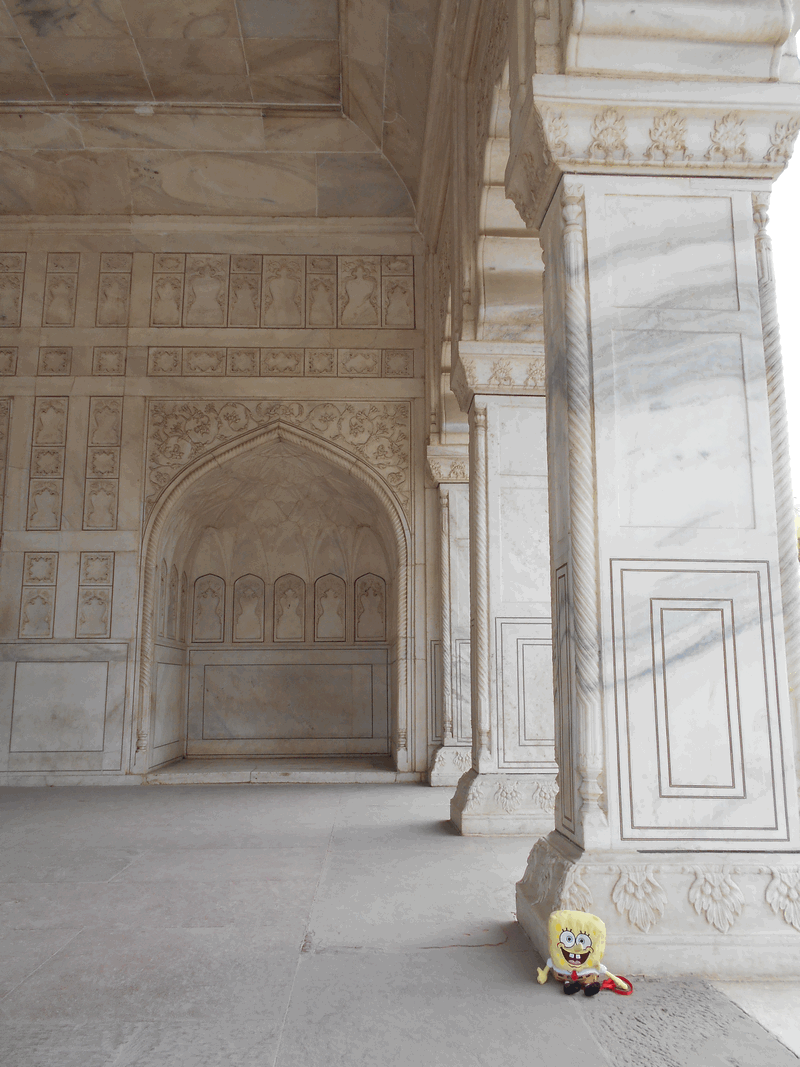 Most part of Agra's visitors only visit Taj Mahal, but as I would stay in the city for 5 days, I had time to visit more stuff. I decided to visit Agra Fort.