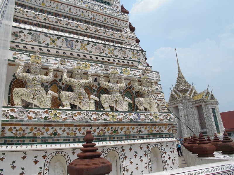 Wat Arun is one of the magnificent Bangkok temples and a must visit in the city. It is different from all the rest, with a huge detailed stupa.