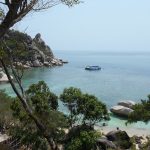 The hostel where I'm staying in is a 10 min walk to Chalok Baan Kao Bay, the closest of Koh Tao beaches for me. It was the 1st place visited on the island.
