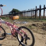 I decided to go from Ostello Bello to U-Bein bridge by bicycle besides hearing that is very far. From the city center to U-bein it is a 13km distance.