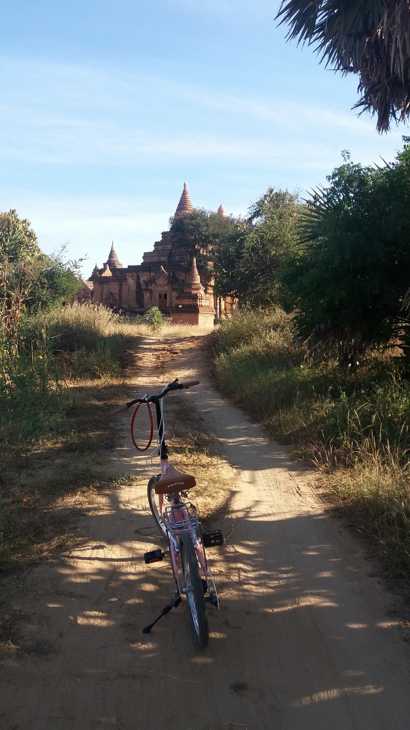 It's true that I have been in Bagan already and that riding a bicycle among the Bagan temples the first time was one of my favorite experiences.