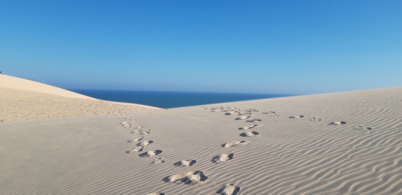 Since my first hitchhiking experience was good, the next day we returned to the road to try our luck again. Our destination: Mui Ne sand dunes.