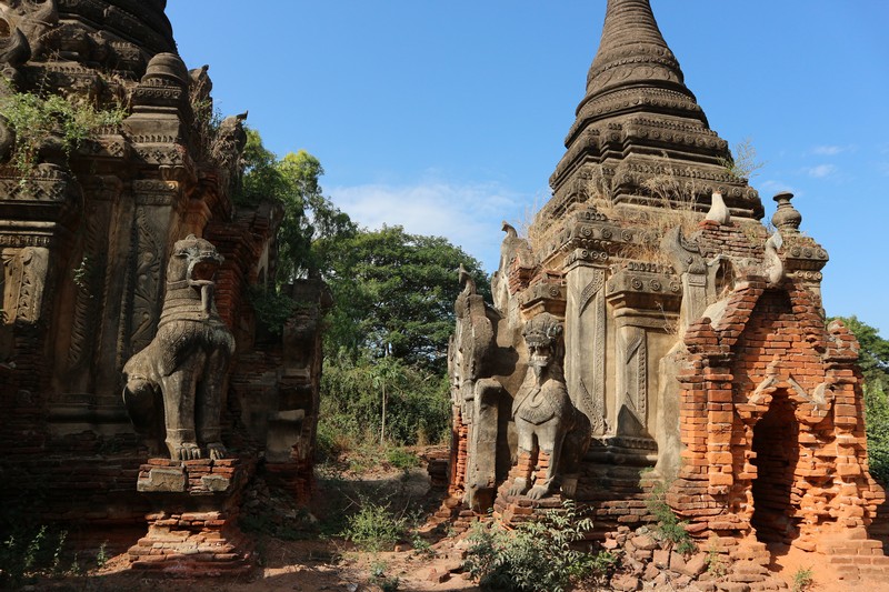 There is an undiscovered Myanmar place near Monywa and that's where I'm heading: AMyint ruins.