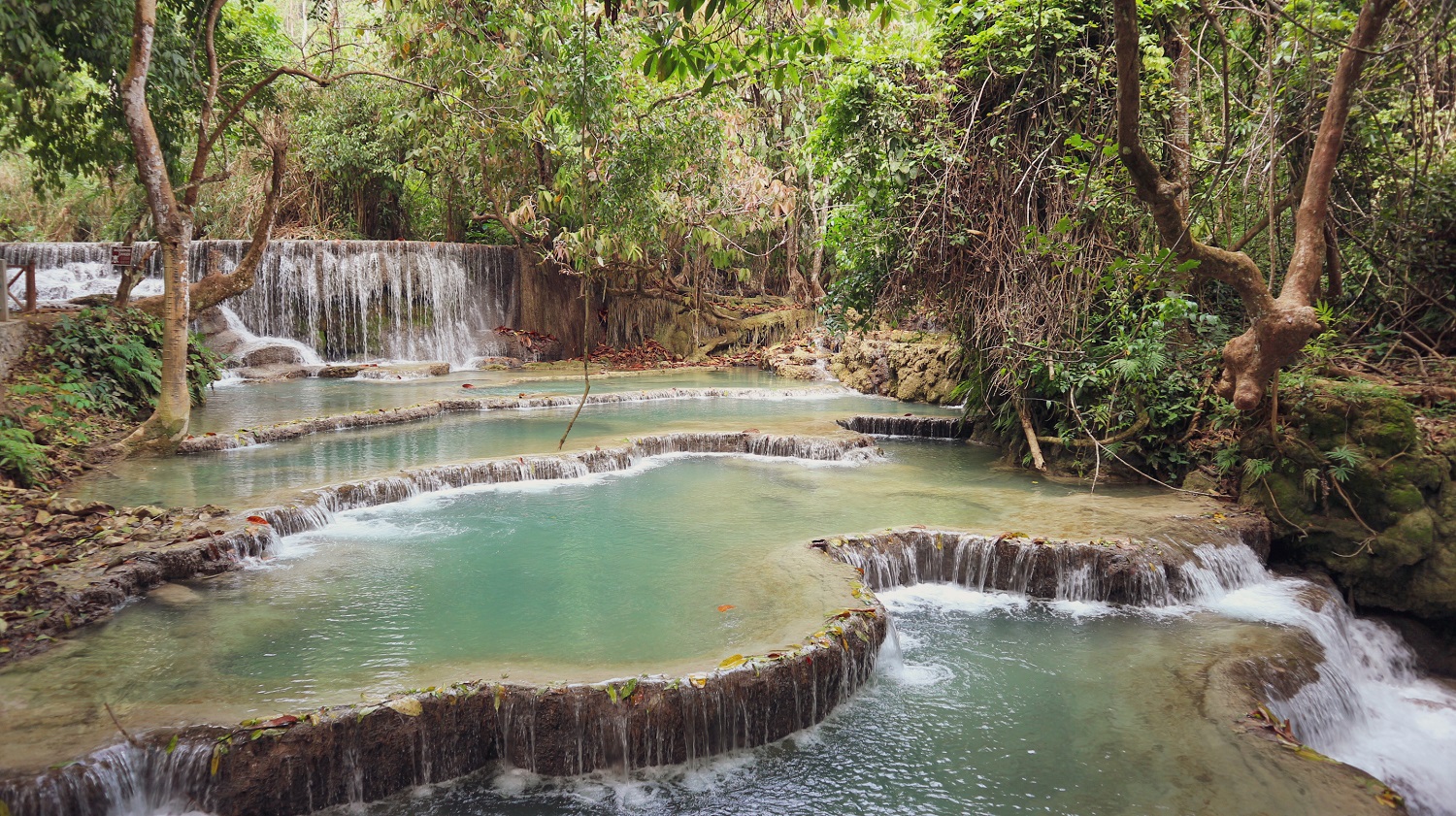 Kuang Si Falls, a day trip from Luang Prabang