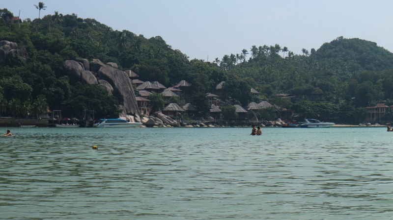 Exploring Koh Tao on foot seeing beautiful beaches.